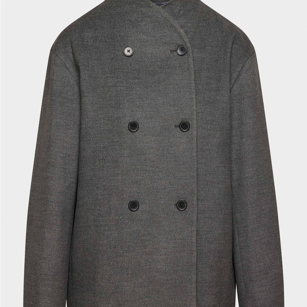 Babaton Rue Jacket in Heather charcoal- Aritzia
